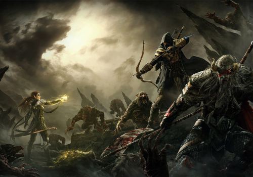 Elder Scrolls V Skyrim Warriors Monster Wallpaper