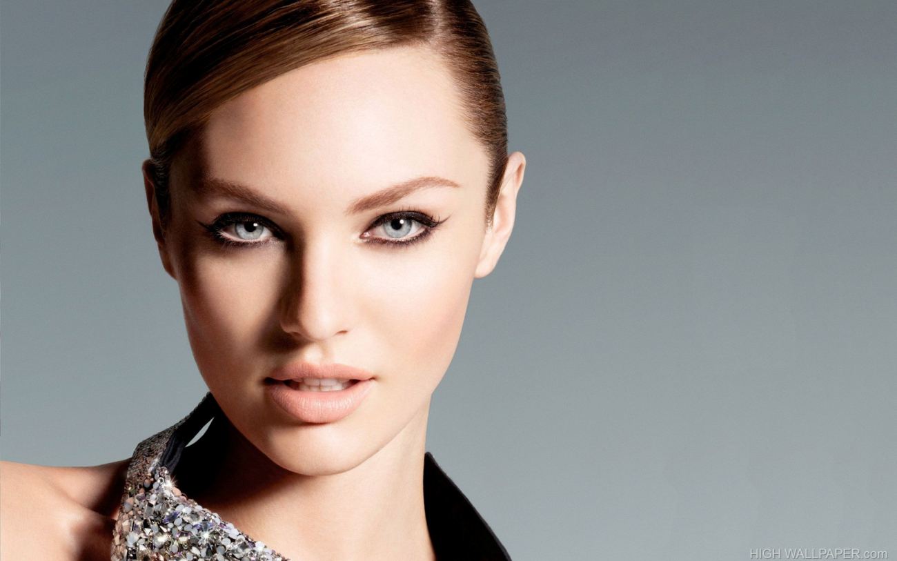 Candice Swanepoel Closeup High Quality Wide HD Wallpaper