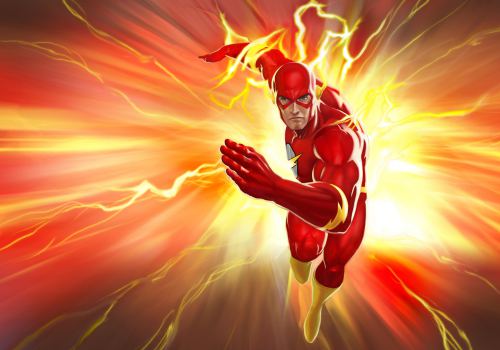 Justics League Superheroes Dc Comics Flash Hero