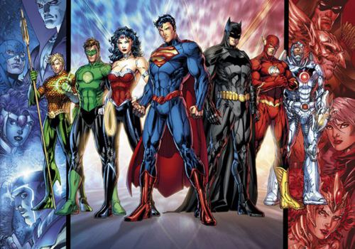 Justics League Superheroes Dc Comics Heros