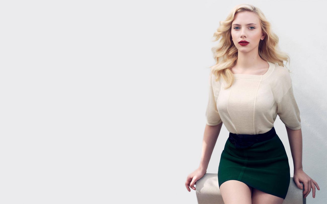 Impressive Scarlett Johansson Wide HD Wallpaper