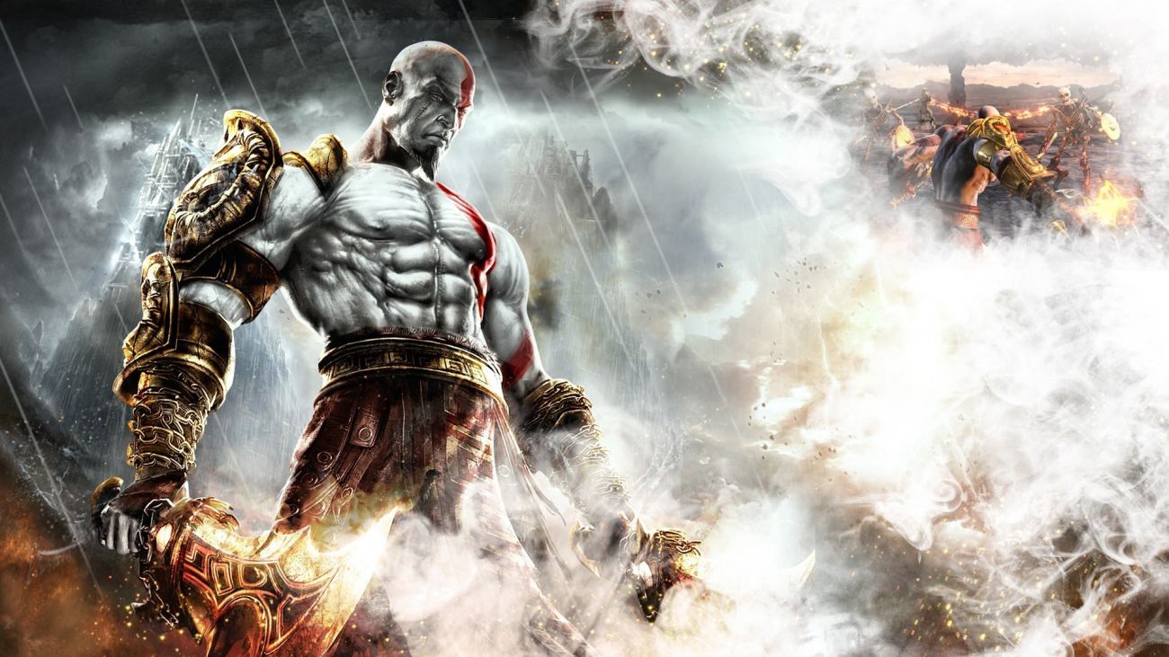 God of War Battle Warrior Men PC Game Fantasy Wallpaper